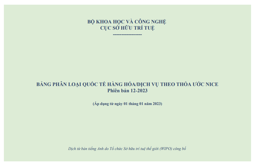 Điểm cần lưu ý của bảng NICE 2023?